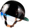 Mezzo Casco Moto Casco Aperto con Occhiali, Retro Casco per Moto, Certificazione ECE, Aspetto Unico E Raffinato, Adatto A Uomini E Donne Adulti, Fodera Comoda E Traspirante