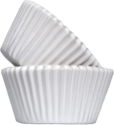 Cake N Bake Cupcake Muffin Baking Cases (White, 500)