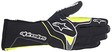 Alpinestars Tech-1 KX v3 Karting-Handschuhe (Größe XL, Schwarz/Gelb)