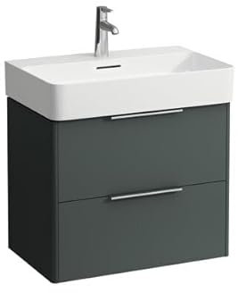 Laufen Base für Val Waschtischunterschrank, 2 Schubladen, 635x390mm, H4023121102661, Farbe: Verkehrsgrau