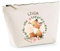 Trousse Livia Bébé d'amour Renard | Pochette Enfant Mignonne Toilette Maquillage Idée Cadeau pour Jeune
