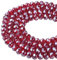 UR URLIFEHALL 10 hebras de cuentas de vidrio galvanizado, cuentas de cristal facetadas de 8 mm para manualidades, joyería, decoración