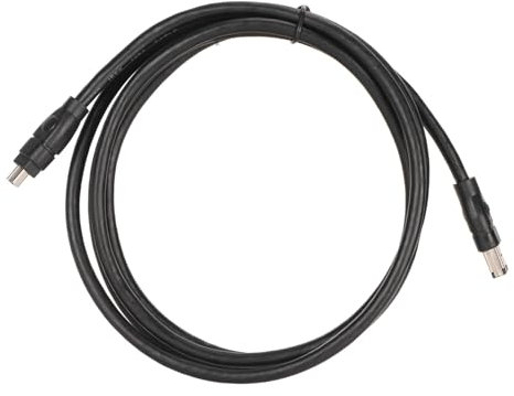 6ft Firewire DV Cable, High Performance IEEE1394 Cord with Ease Using, 6 Pin to 4 Pin Firewire DV ILink Male to Male Cable for JVC Camcorders