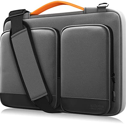 Alfheim 15.6 inch Laptop Case Sleeve, Waterproof Shock-Resistant Lightweight Shoulder Bag, Notebook Briefcase Compatible with Macbook Pro 15.6 inch