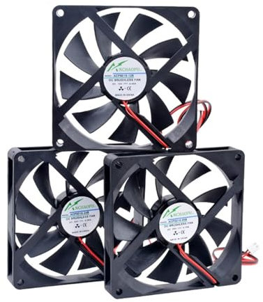 ACP9015 9.2cm 92mm ventilateur 92x92x15mm DC5V 12V 24V Double roulement à billes ventilateur de refroidissement adapté for châssis onduleur (Color : 12V 4000rpm)