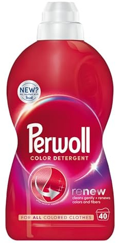 Perwoll Renew Color & Fiber Flüssigwaschmittel (Color, 2,0 Liter, 40 Ladung) Neu? Nein, gewaschen mit Perwoll