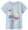 Name it mini Mädchen Nmfbethany Nreg Ss Top Box, Subdued Blue, 86 EU