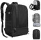 K&F Concept Sac à Dos pour Appareil Photo, avec Housse de Pluie Grande capacité de 18L, avec Compartiment pour Ordinateur Portable de 15,6