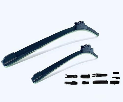 Coppia Spazzole Tergicristallo Compatibili con FIAT 500 L (2012-2017) 65-38 CM Tergicristalli per Parabrezza Anteriore Aero Flat