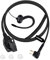HYSHIKRA Auricular de Seguridad en Forma de G con PTT, Auriculares de Radio Ligeros compatibles con Motorola GP300 DP1400 CP040 CLS1410 Walkie Talkie (Negro, 1 Pack)