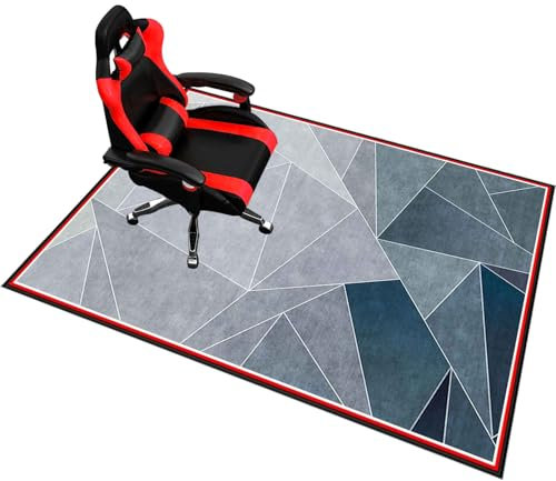 Laegnfho Bodenschutzmatten für Bürostühle Mehrzweck-fußbodenschutz Rechteckig Bürostuhl Teppich Unterlage für Parkett und Hartböden Mehrzweck-Stuhl-Teppich für Büro und Zuhause 90 x 120 cm