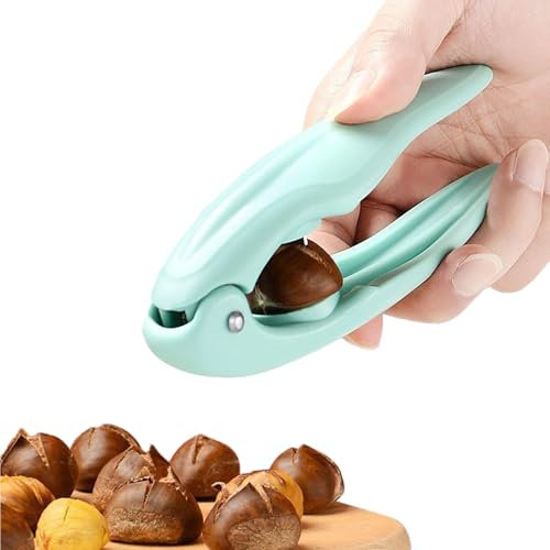Utensile per tagliare le castagne, pelacastagne, clip per castagne, pinza per schiaccianoci per sgusciare le noci, macchina per aprire le castagne, con impugnatura antiscivolo(1pezzi)