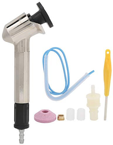 LOCADENCE Mini Pneumatik Poliermaschine, Schleifscheibe, Ellenbogen Trimmen, Schleifstift Set, Poliermaschine, Puffer Rotationspolierer Zum Schleifen, Entgraten, Polieren