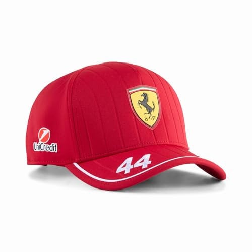 PUMA Scuderia Ferrari F1 Cappellino Lewis Hamilton 2025 - Rosso - Taglia Unica