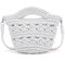 CHIC DIARY Women Straw Beach Bag Clutch Purse Small Crossbody Bag Woven Cotton Shoulder Handbag for Summer