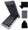 Miieadoo Portable Foldable Bluetooth Keyboard with Wireless Mouse – Portable Full-Size Keyboard Mouse Combo,Type-C Fast Charging, Compatible with iOS, Android, Windows, Mac