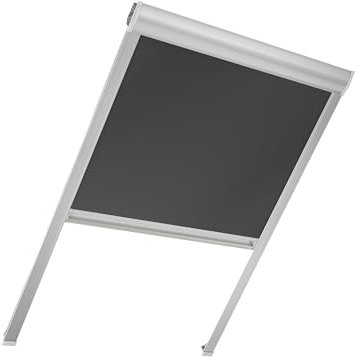 FAKRO - Store occultant ARF NL - 114x118 - Graphite 265 - Tissu élégant et décoratif - ne Laisse Pas Passer la lumière - réduit Les pertes de Chaleur en Hiver