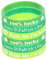 ERINGOGO 12 Stück Klee-Armband Schlüssel süß Armband Armbänder für Party st. Patricks Day Gastgeschenke St. Patty's Day Armbänder St. Patricks Day Slap Armbänder Kieselgel
