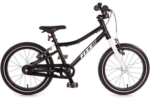 Bachtenkirch Fizz Leichtes Kinderfahrrad 16 Zoll Fahrrad Schwarz Matt Jungen ab 4 Jahre nur 6 kg leicht