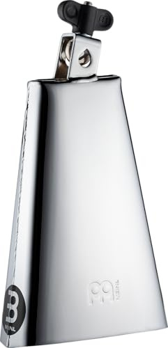 Meinl Percussion Chrome Timbales Cowbell - Sehr großes Aufschlagidiophon - Länge 8 Zoll - Montierbar - Small Mouth - Stahl, Verchromt (STB80S-CH)