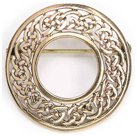 Drachensilber feine Bronze Brosche antiker Schmuck Anstecknadel Keltenknoten Gewandschließe Männer Frauen