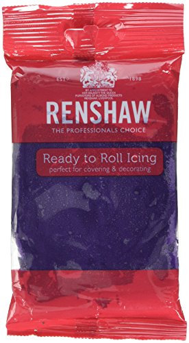 Deep Purple Renshaw Regalice Icing - 250g Pack of Cake Sugarpaste Fondant
