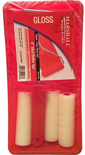 4 Mini Roller Set for Gloss with 3 Sleeves