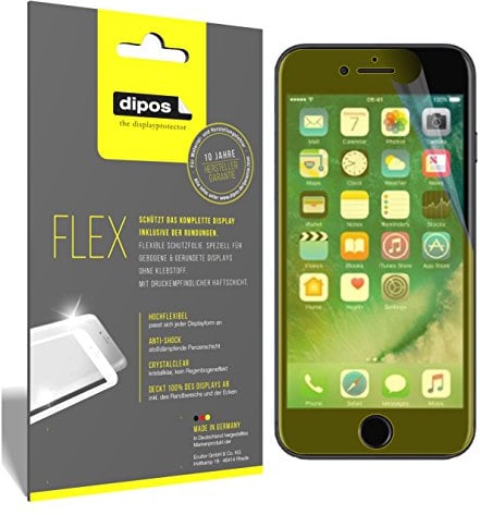 dipos FLEX 3x Displayschutzfolie klar für Apple iPhone 8 Plus