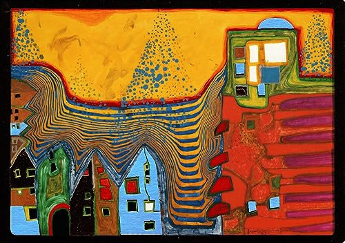 Wörner Verlag Kunstkarte Hundertwasser Zwolle
