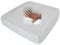 Supply24 since 2004 Orthopädisches Anti Dekubitus Gelschaum-Sitzkissen 52x45x10 cm – Made in Germany | Ergonomisch & druckentlastend | RG85 (mittel) | Waschbarer Outdoor-Bezug (90°C) in Weiß