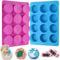 Molde redondo para galletas de chocolate SAKOLLA de silicona, perfecto para Oreos cubiertos de chocolate, tartas, dulces, pudin, mini jabón