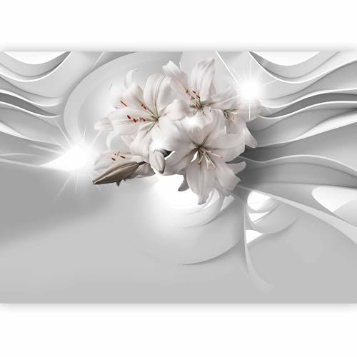 murando Photo Wallpaper Lily Abstraction 245x175 cm Peel and Stick Self-Adhesive Foil Print Wall Mural 3D b-C-0203-a-a