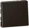 Legrand - Interrupteur ou va-et-vient témoin avec voyant Mosaic Easy-Led 10A 2 modules - noir mat