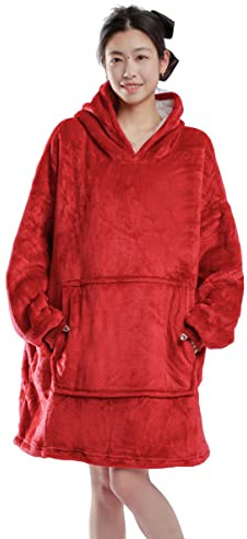 SBYMX Oversized Hoodie,Hoodie Decke,Decken Hoodie,TV-Decke,Super weich und bequem, Geeignet Kapuzenpullover Sweatshirt für Erwachsene, Männer, Frauen, Jugendliche