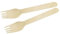 Fackelmann - Set di 30 forchette monouso in legno FSC, forchette monouso biodegradabili, legno certificato FSC, 16 x 2,5 cm