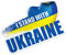 lepni.me Ich stehe mit Ukraine Magnetic Car | Tür | Kühlschrankaufkleber Ukrainische Flagge Magnet Aufkleber Herz Unterstützung Symbol