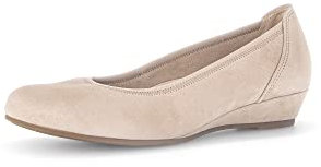 Gabor Damen Keilpumps, Frauen Absatzschuhe,Moderate Mehrweite (G),Wedge-Heel,klassisch,elegant,bequem,Office,high Heels,Oak,39 EU / 6 UK