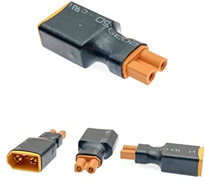 JZK 3X XT30 auf XT60 Batteriekonverterstecker für RC Drohne, xt30 Buchse auf xt60 Stecker, xt 30 xt-30 auf xt 60 xt-60-Stecker-Buchsen-Batterieadapter für Drohnen-FPV