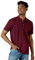 LAPASA Men's 100% Pique Cotton Polo Shirts Short Sleeve Classic Fit Spring/Summer 2024 M19 Burgundy M