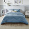 Night Lark Coverless Duvet Double 4.5 Tog - Linen Collection - Twilight Blue Superweiche, gemütliche und leichte Steppdecke Maschinenwaschbar, hypoallergen, schnell trocknend, All-in-One Wendedecke