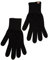 KNITAS Gestrickte Fingerhandschuhe aus Merino Wolle für Damen Herren Jugend I Warme Winterhandschuhe I Bequeme Weiche Unisex Handschuhe in der Farbe Schwarz - Größe 8
