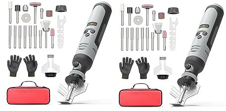 2X Cordless Chainsaw Sharpener, Electric Handheld Chainsaw Sharpening Kit, High Speed Chainsaw Sharpening Tool