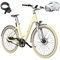 ADO E-Bike Air 28 Elektrofahrrad,Pedelec Riemenantrieb,28 Zoll, 1 Gang, Heckmotor, 345,00 Wh Akku, ebike Damen/Herren, 36V 250W Bürstenloser Motor,Gelb