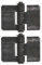 2 Piezas Bisagra A Tope Para Puerta,Bisagras Para Soldar Puertas, Bisagras A Tope Con Rodamiento De Puerta De Acero Duradero, Bisagras A Tope Con Rodamiento De Puerta De 106 X 75 X 5 Mm Para Remolque