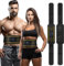 EMS Muskelstimulator Trainingsgerät ABS Trainer, 6 Modi & 8 Intensitäten EMS Bauchmuskeltrainer Bauchtrainingsgürtel Elektrisch für Männer & Frauen Home Body Sculpting