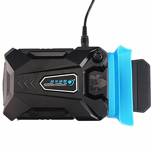 HUIOP K27 Notebook portatile Cooler USB Ventola di raffreddamento ad estrazione di aria, sistema di raffreddamento laptop in metallo
