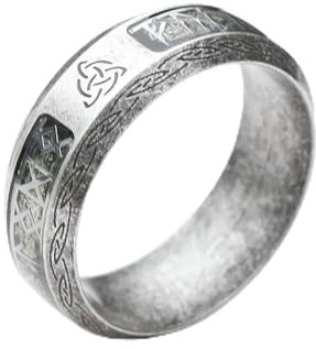 LAYCHEN Neuer Odin Norse Viking Keltischer Knoten Ring Für Mann Mode Rot Furnier Schmuck Party Geschenk Vintage