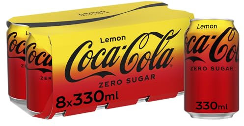 Coca-Cola Zero Sugar Lemon, 8 x 330 ml