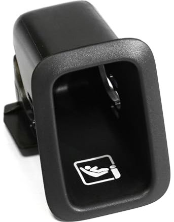 Volkswagen 2K5887233A82V Schutzkappe Abdeckung Kappe ISOFIX Führungshülse Kindersitz, schwarz, für 1. Sitzreihe