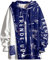 Covisoty Felpa Uomo con Cappuccio Stampa di Lettere Hoodie Hip Hop a Maniche Lunghe Sweatshirt Pullover Uomo Autunno Inverno Blu 3XL